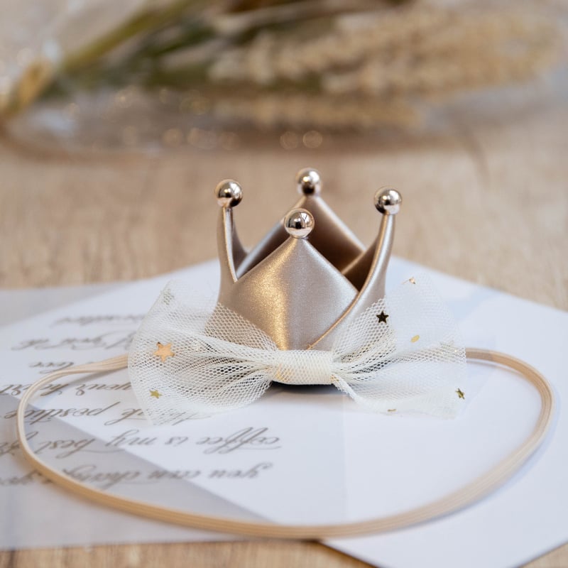 Fairy Princess kézzel készített koronás hajpánt – hajkiegészítő csecsemőknek és kisgyermekeknek (Márka: Fairy Princess; Feldolgozás: kézzel készített; Típus: Hajpánt; Korosztály: 0–3 év; Stílus: Gyerekek)