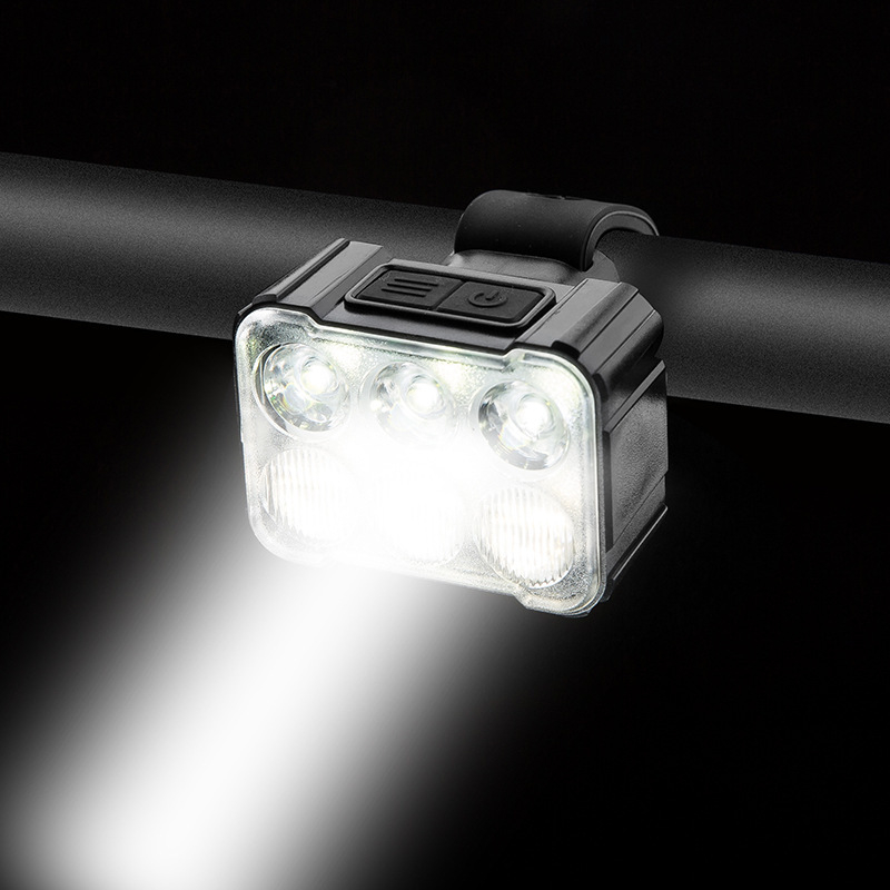 Set de iluminare pentru bicicletă: far frontal cu luminozitate înaltă, lumină de spate impermeabilă, design eficient din punct de vedere energetic pentru plimbări nocturne