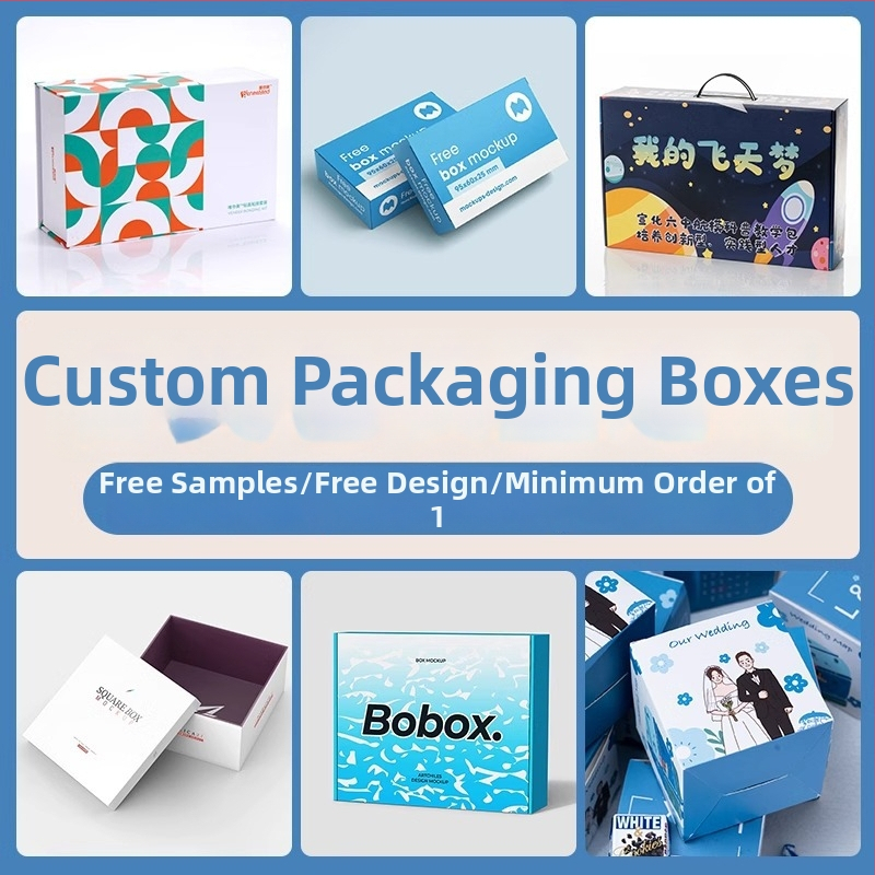 Опаковъчна кутия от хартия/картон с печат на лого и горещо сребърно фолиране за ежедневна употреба