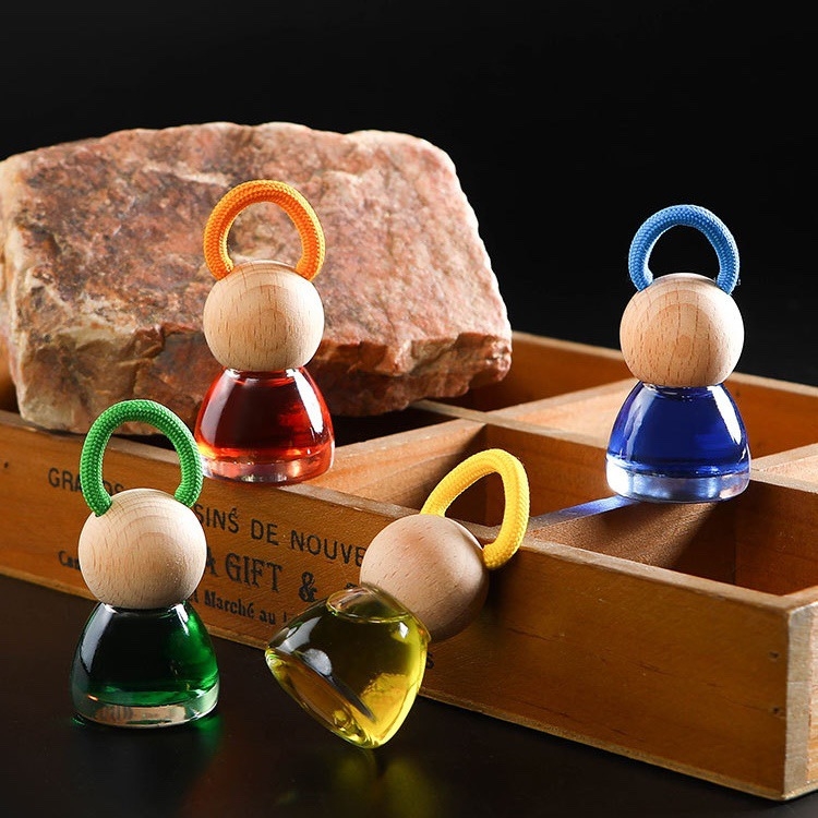 Κρεμαστό αυτοκινήτου αρωματικό με Gardenia, 8 ml, γυάλινο σώμα, κρεμαστό σχέδιο, διαρκεί πάνω από 90 ημέρες