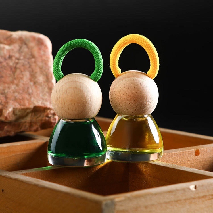 Κρεμαστό αυτοκινήτου αρωματικό με Gardenia, 8 ml, γυάλινο σώμα, κρεμαστό σχέδιο, διαρκεί πάνω από 90 ημέρες