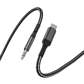 Type-C audio kabel za 3,5 mm BY808, najlonovo jezgro, bakreni vodovi, niklano premazani priključci, ROHS certifikat