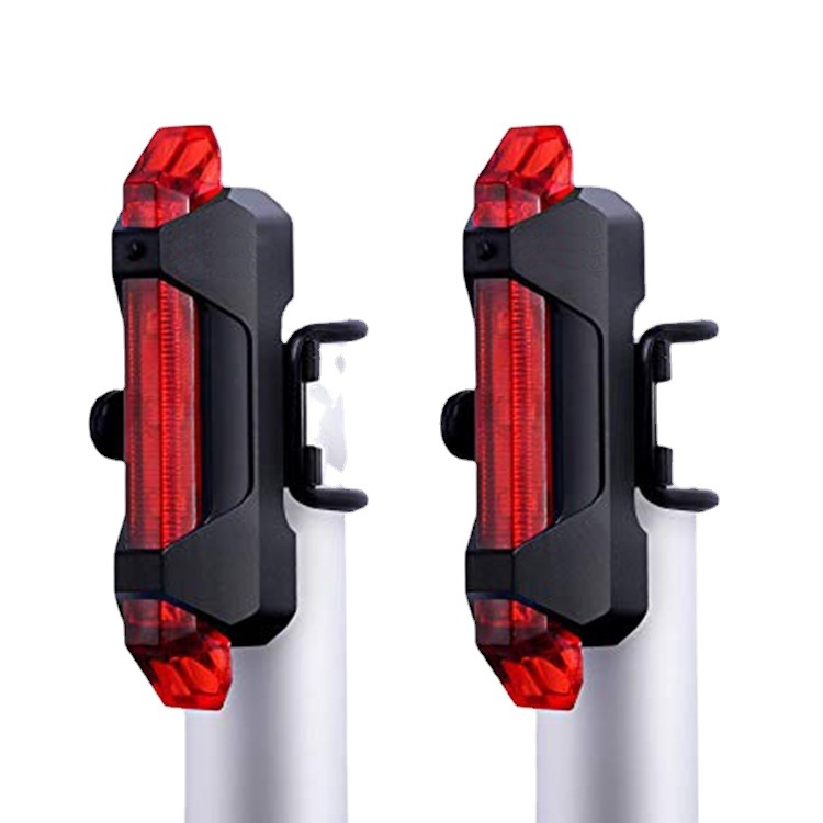 Licheng lumină USB reîncărcabilă pentru bicicletă, față și spate, cu laser pentru biciclete de munte