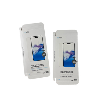 Опаковъчна кутия от хартия за цифрови продукти, персонализируема; материал: хартия/картон; тегло: 250–450 г; печатни техники: офсет, сито, UV, релеф, топъл печат (злато/сребро); лого печат: наличен