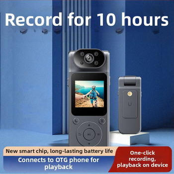 4K-s videokamera éjszakai látással, Wi‑Fi, egygombos felvétel és fényképezés, CMOS-érzékelő