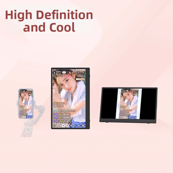 Prenosný monitor pre PC a mobil s bezdrôtovým pripojením a batériou (Projekcia obrazovky, Kompatibilný s PC a smartfónom, Zabudovaná batéria)