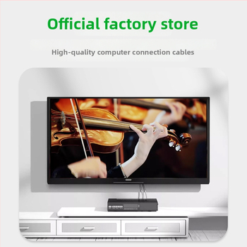 Ming Bao audio kabel 2x2 RCA, crna, 2x2 RCA konektori, za TV/CD/AV i zvučnike