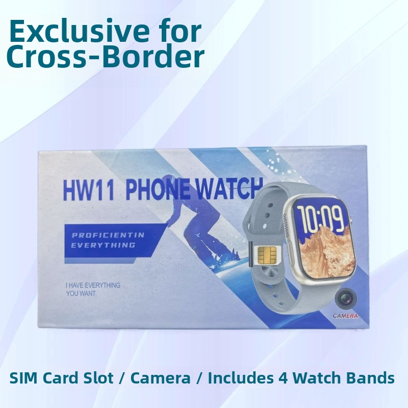 Chytré hodinky so slotom na SIM kartu, Bluetooth volania, vstavaný fotoaparát, 2,02-palcový TFT štvorcový displej, sledovanie zdravia