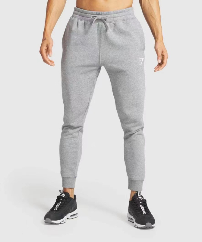 Gymshark Crest muške jogging hlače, sportsko i ležerno, pamukova mješavina 80%, bez podstava, pogodne za sve sezone