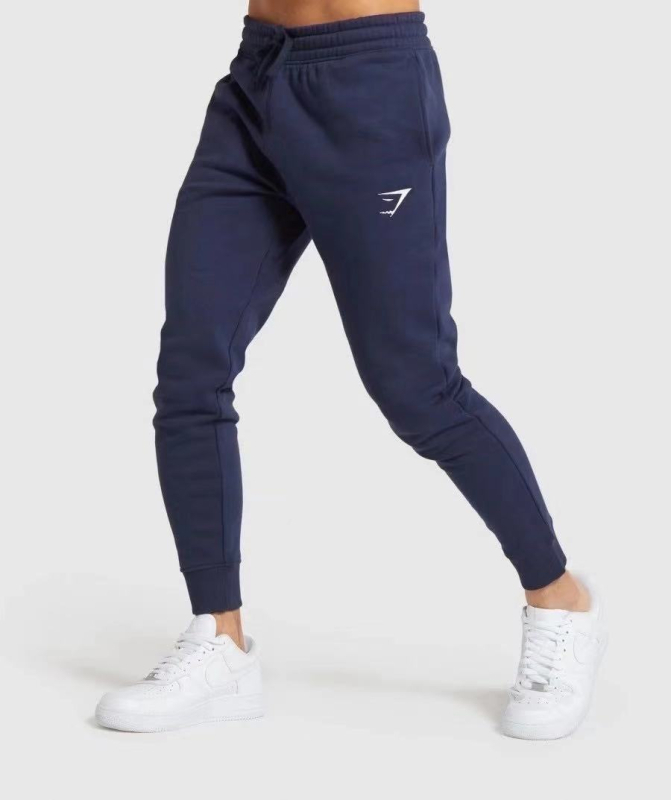 Gymshark Crest muške jogging hlače, sportsko i ležerno, pamukova mješavina 80%, bez podstava, pogodne za sve sezone