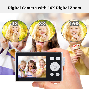 Ψηφιακή κάμερα σε μέγεθος πιστωτικής κάρτας με σταθεροποίηση εικόνας, ευφυές ζουμ, 44 MP, οπτικό ζουμ 4x, ψηφιακό ζουμ 4x, αποθήκευση σε κάρτα μνήμης DC03