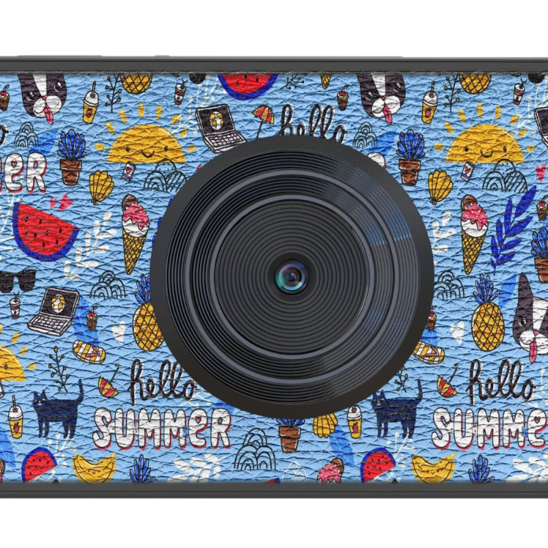 Ψηφιακή κάμερα σε μέγεθος πιστωτικής κάρτας με σταθεροποίηση εικόνας, ευφυές ζουμ, 44 MP, οπτικό ζουμ 4x, ψηφιακό ζουμ 4x, αποθήκευση σε κάρτα μνήμης DC03