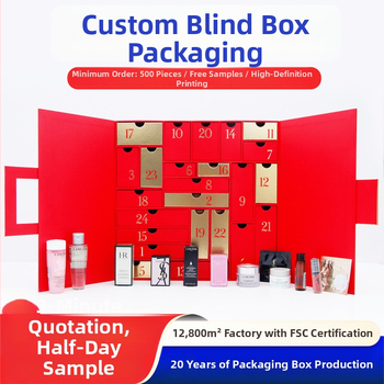 Kozmetická darčeková krabica – dvojdverová knižná krabica so zásuvkou, prispôsobená papierová krabica, teplé razenie, UV tlač a reliéf