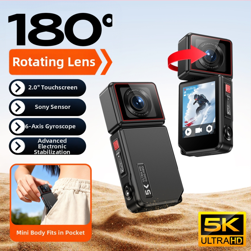 Sportkamera G300 – CCD szenzor, 1080p, elektronikus képstabilizálás, Wi-Fi, üzemidő 3-5 óra