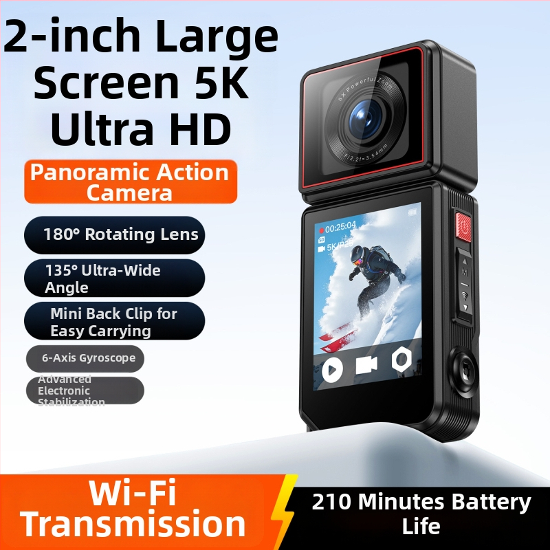 Sportkamera G300 – CCD szenzor, 1080p, elektronikus képstabilizálás, Wi-Fi, üzemidő 3-5 óra