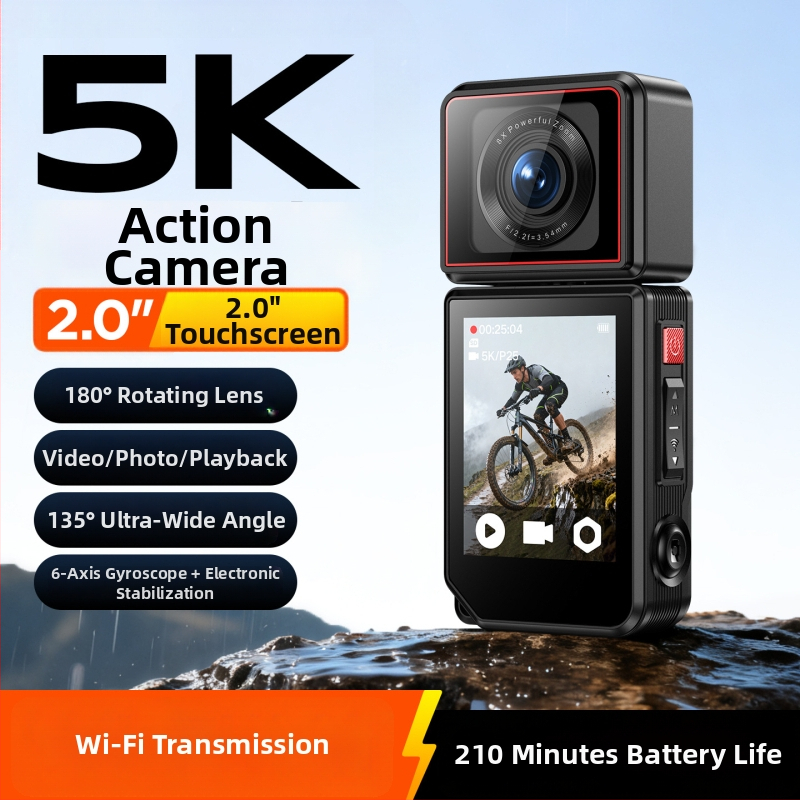 Sportkamera G300 – CCD szenzor, 1080p, elektronikus képstabilizálás, Wi-Fi, üzemidő 3-5 óra