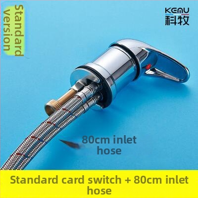 Vodný prepínač pre šampónový posteľ – DR model, značka Deren, zmes teplej a studenej vody, pracovný tlak 1