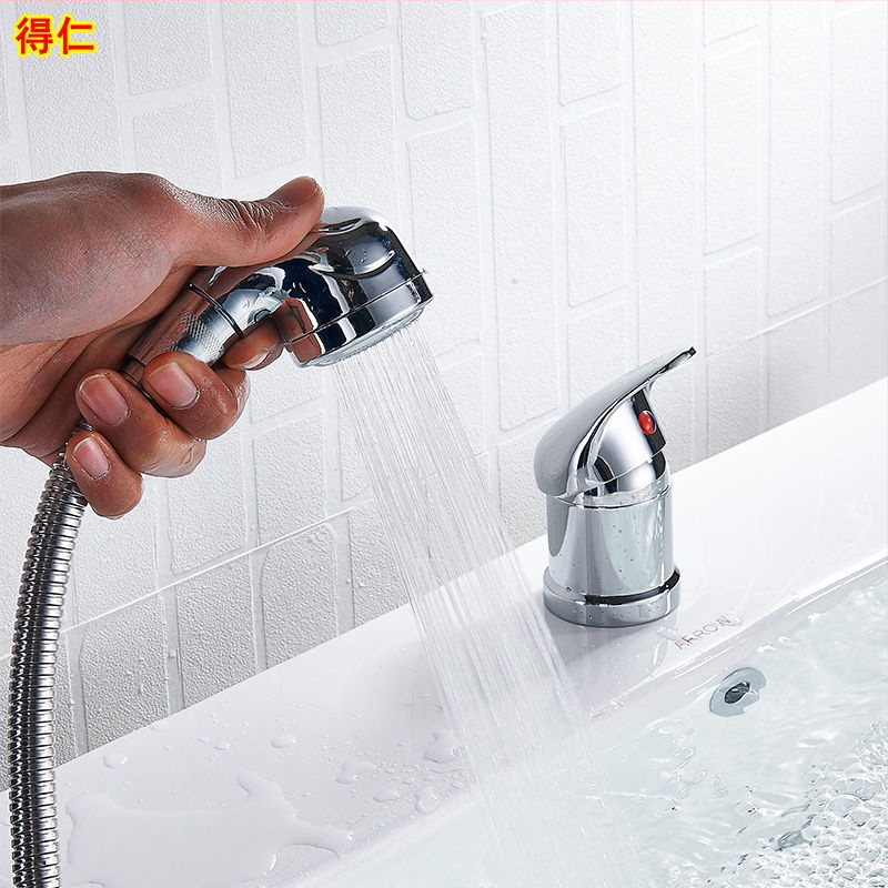 Vodný prepínač pre šampónový posteľ – DR model, značka Deren, zmes teplej a studenej vody, pracovný tlak 1