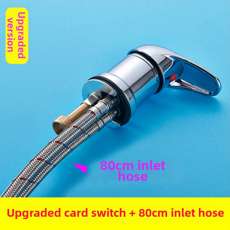 Vodný prepínač pre šampónový posteľ – DR model, značka Deren, zmes teplej a studenej vody, pracovný tlak 1