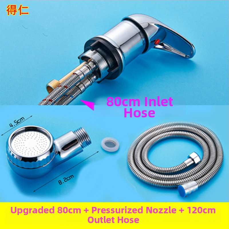 Vodný prepínač pre šampónový posteľ – DR model, značka Deren, zmes teplej a studenej vody, pracovný tlak 1