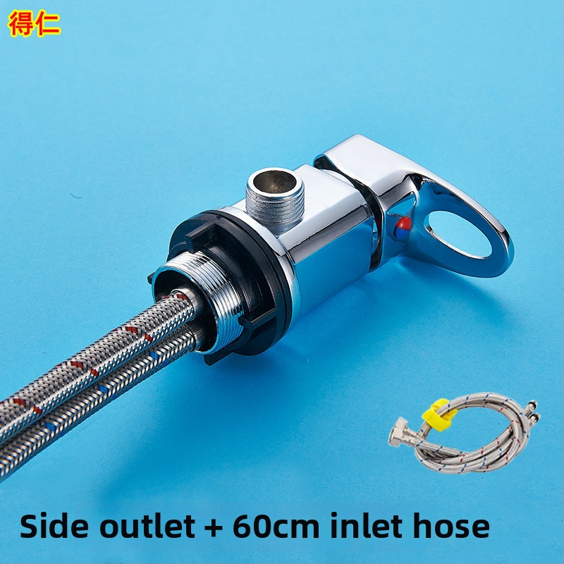 Vodný prepínač pre šampónový posteľ – DR model, značka Deren, zmes teplej a studenej vody, pracovný tlak 1