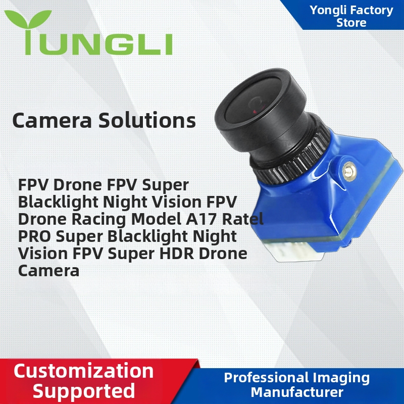 FPV kamera modul pre dron s nočným videním – 1500TVL, 60fps, CVBS rozhranie, ručné zaostrovanie, 13MP senzor