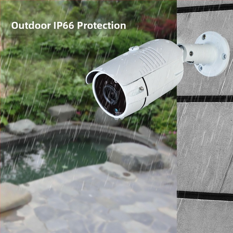 Eye Vision TY-75 Mrežna nadzorna kamera PoE 48V, 3,6 mm širokokutni objektiv, 1080p, IR noćno snimanje, unutarnja i vanjska upotreba