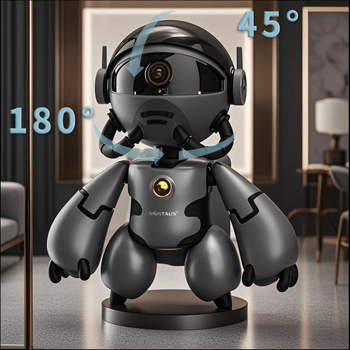 Robot kamera T3 za nadzor djece s funkcijom nagiba glave, baterijsko napajanje, PIR, 1080p, 0.1 Lux, 90° objektiv, IR 10 m