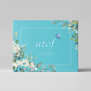 Cutie din Kraft cu fereastră și inserții duble – 350gsm, imprimare cu logo, offset/UV/relief/gravură