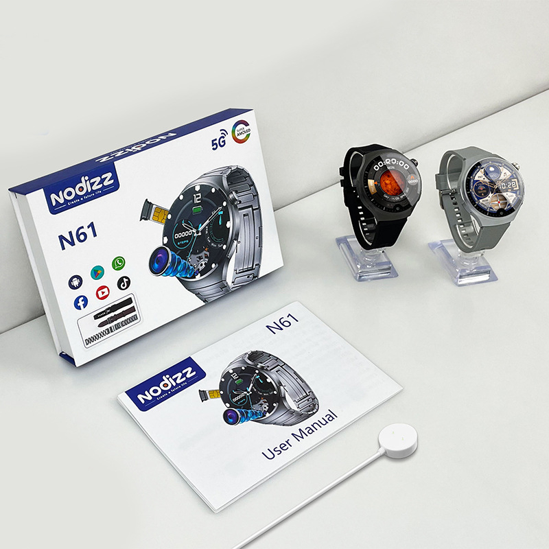 Ceas inteligent cu slot SIM, cameră frontală, GPS, apeluri video, Android compatibil