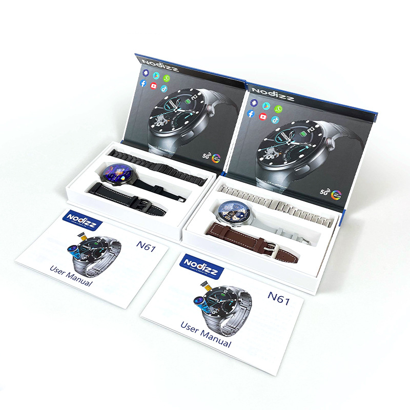 Ceas inteligent cu slot SIM, cameră frontală, GPS, apeluri video, Android compatibil