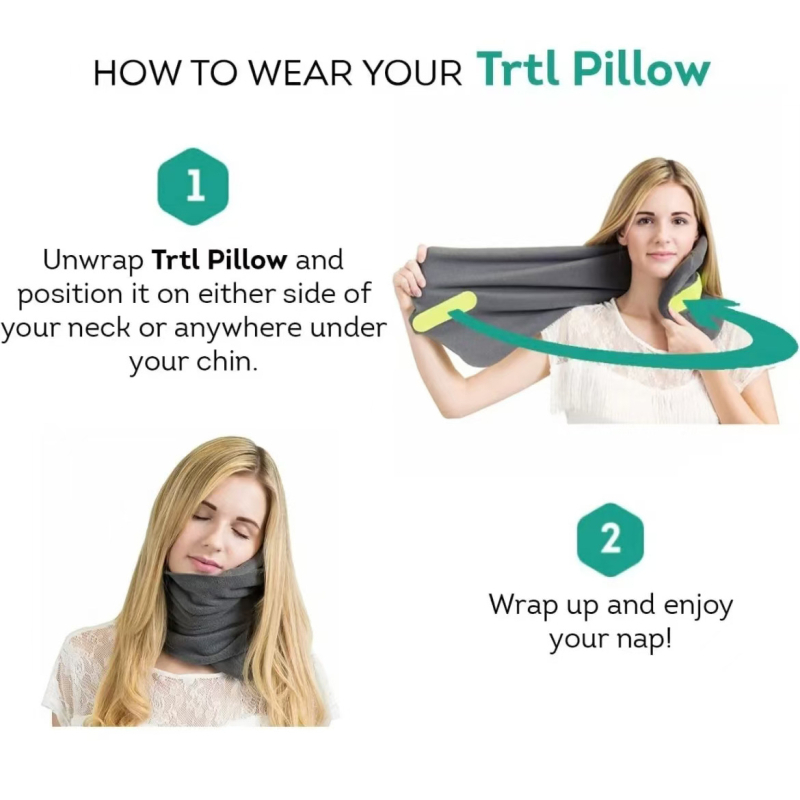 Perna de călătorie în formă de U, umplutură latex, husă din 100% bumbac pentru adulți, greutate sub 0,5 kg.