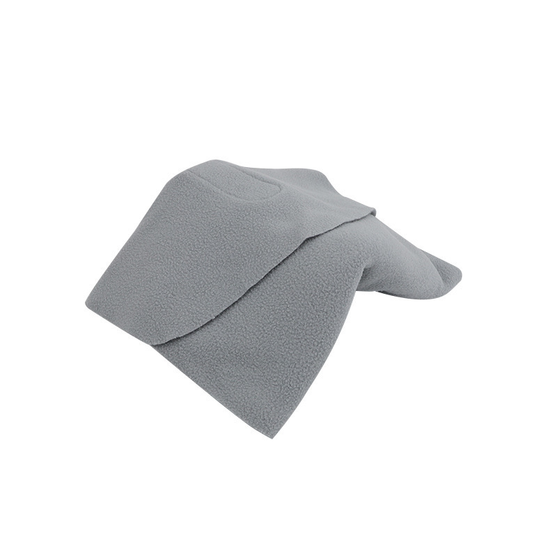 Perna de călătorie în formă de U, umplutură latex, husă din 100% bumbac pentru adulți, greutate sub 0,5 kg.