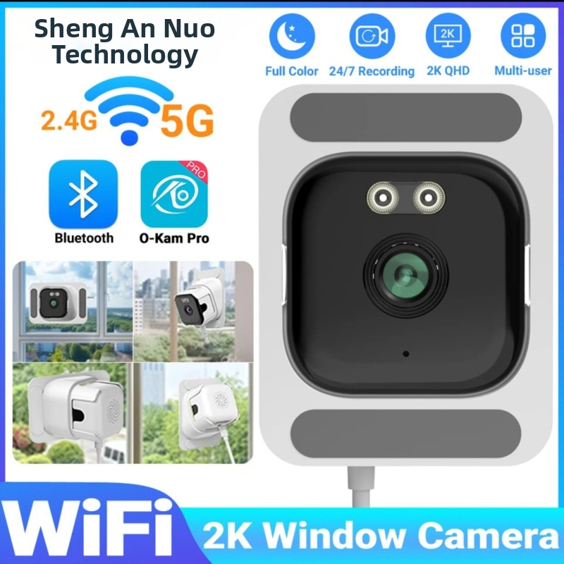 Sieťová kamera s WiFi, kamera s krmítkom na vtáky, vnútorné a vonkajšie použitie (3MP/2K, 1 mm objektív, 0,005 lux, -35°C až 60°C, detekcia pohybu)