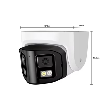 Cameră IP pentru utilizare în interior și exterior, cu iluminare IR până la 30 m și compensare a iluminării de fundal