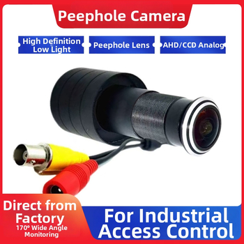 AHD analógová kukátková kamera s 170° širokým uhlom, 3,6 mm objektív, senzor 1/2.7, domáce zabezpečenie