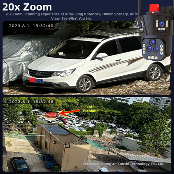 Bežična nadzorna kamera, 4.0 MP, za unutarnju i vanjsku uporabu, PTZ kontrola, domet 100 m.