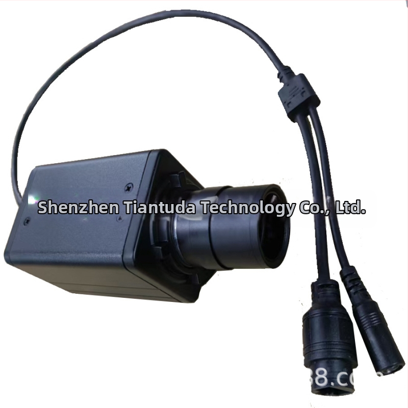 Priemyselná pištoľová kamera, HD IP kamera so zvukom, autofocus, kamera na bankovky