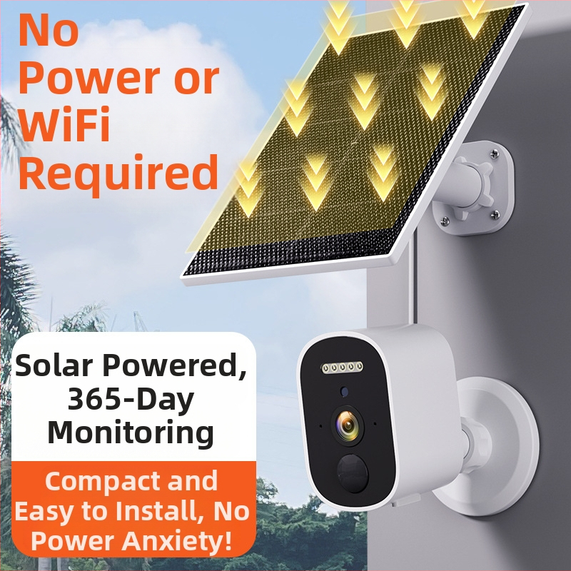 Bezdrôtová batériová kamera, 3MP/2K, objektív 4mm, 0.001 lux, IR až 15m, napájanie 5V, vnútorné/vonkajšie použitie