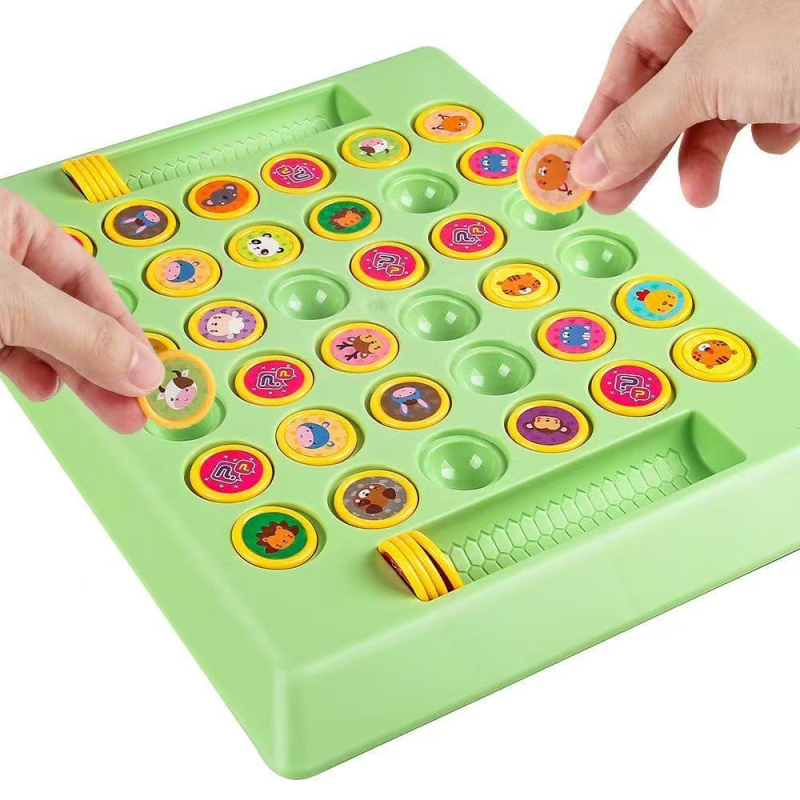 Igra za dva igrača, prijenosna Flip-Chess logička igra – New Glory 9848/9847, plastika