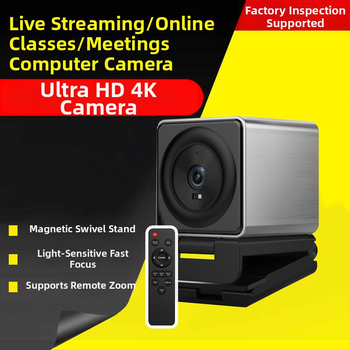 USB kamera pre videokonferencie 4K, 30fps, USB 2.0, automatické zaostrovanie, vstavaný mikrofón