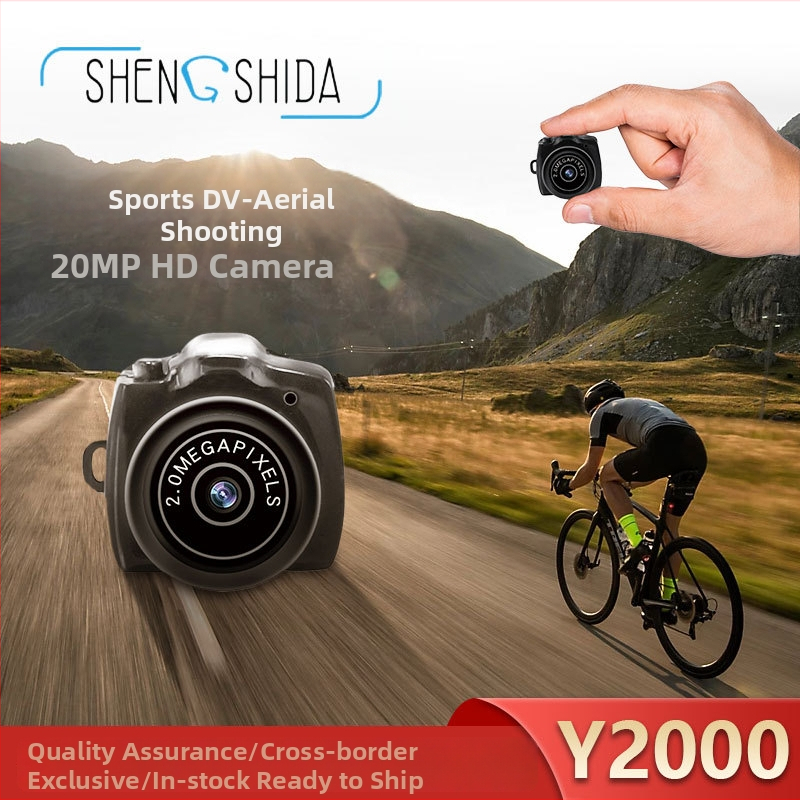 Y2000 kamera pre deti a študentov, mini digitálna športová kamera, nahrávanie videa a fotografovanie, TF karta, do 1 MP, výdrž batérie 1–3 hodiny