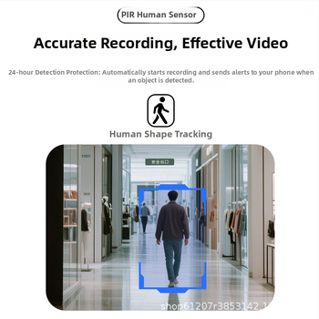 Bezdrôtová vnútorná kamera pre dohľad 1080P s 2.8 mm objektívom a IR nočné videnie do 5 m, napájanie 5V