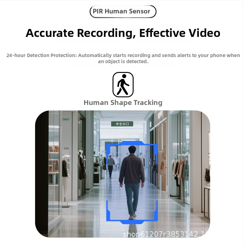 Bezdrôtová vnútorná kamera pre dohľad 1080P s 2.8 mm objektívom a IR nočné videnie do 5 m, napájanie 5V