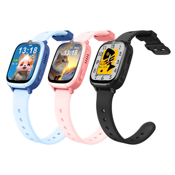 D53 Ceas Inteligent pentru Copii cu SOS Apel Video, 4G Apel Bidirecțional, Ecran de 1,83 Inch, Poziționare LBS + Wi‑Fi