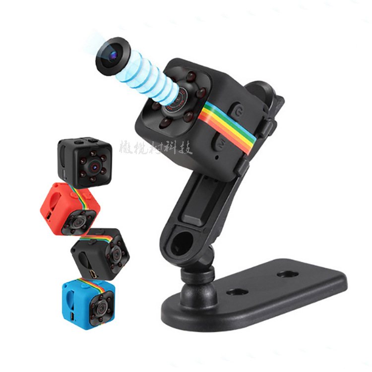 SQ11 mini cameră de acțiune, 1080P video HD, viziune de noapte, stocare pe card TF, autonomie baterie 40–70 minute