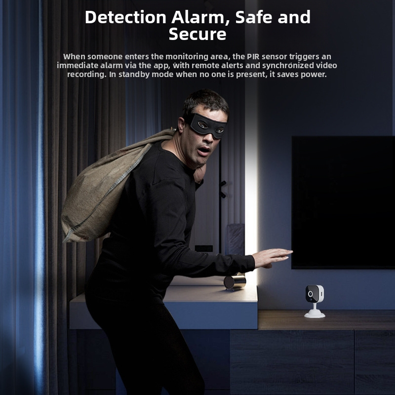 Мини безжична WiFi охранителна камера, модел K-5, поддържа TF карта, сензор до 1 MP