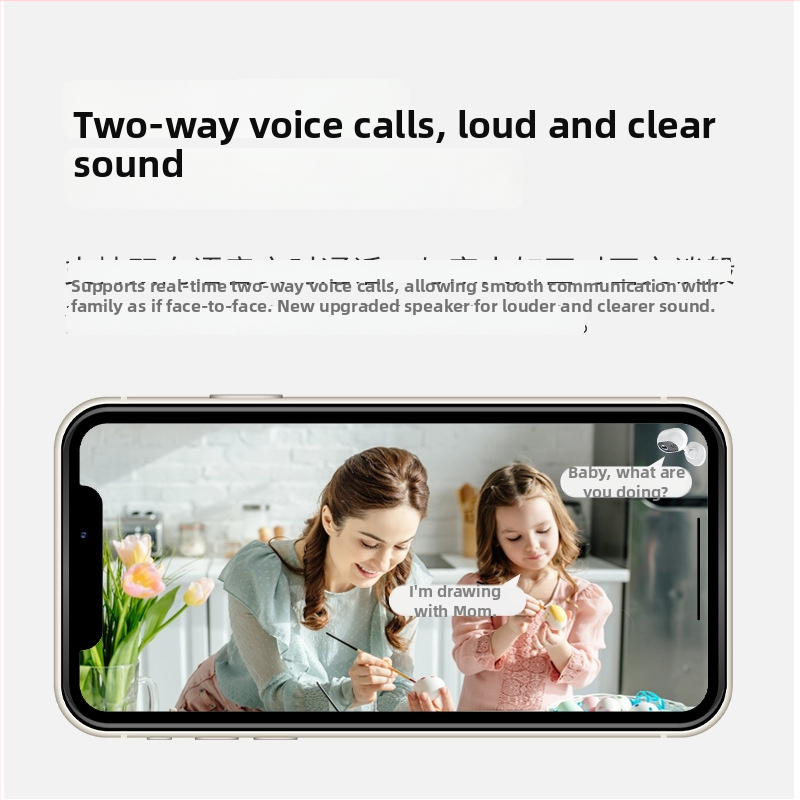 Bežična unutarnja kamera, 1080P HD, WiFi, 32GB ugrađena memorija, detekcija alarma i obavijesti, model A4