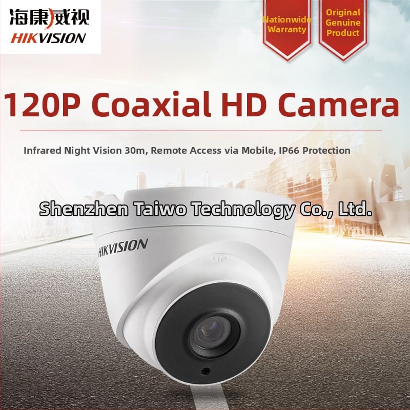 IR HD kamera s nočným videním DS-2CE56C0T-IT3F, objektív 3.6 mm, 1 MP, 720p, IR dosah 30 m