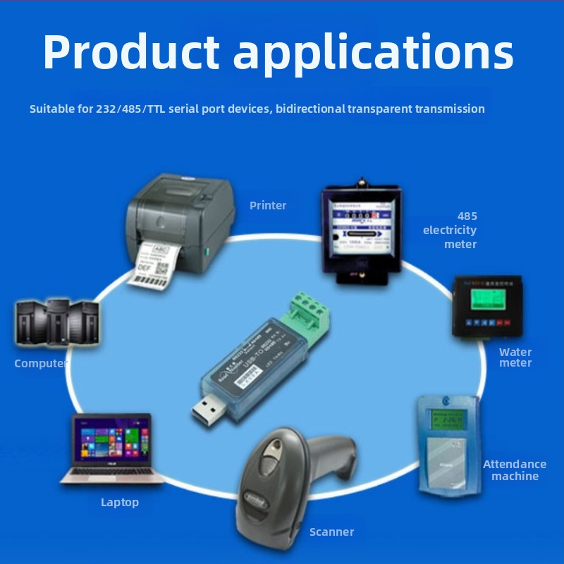 3-u-1 USB konverter RS232/485/TTL, LX08A, dvostrani prijenos, kompatibilan s Windows/Linux/Android